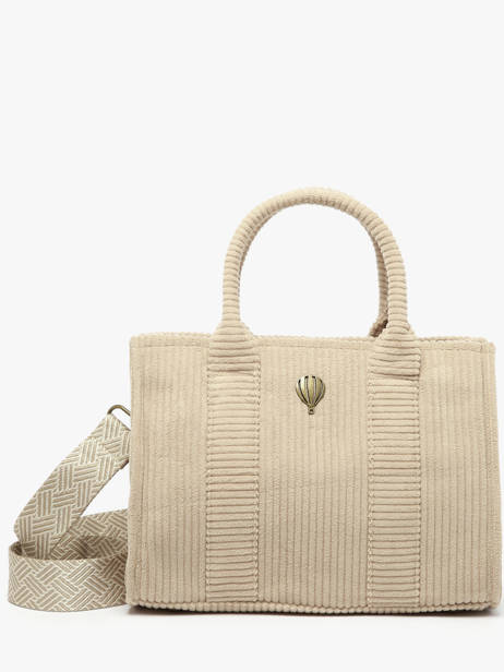 Schoudertas Velours Le voyage en panier Bruin velours AHP242